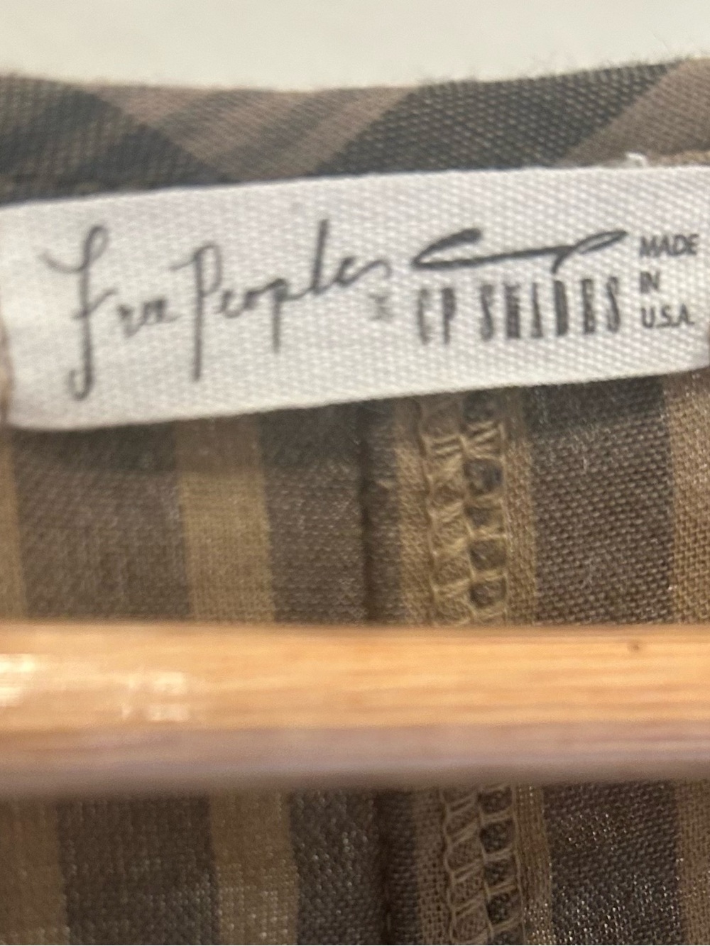 Free People Laura Plaid Midi Dress - Picture 7 of 8